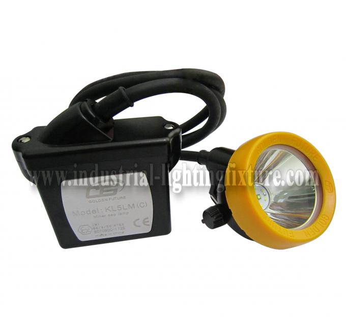 Portable LED Miners Head Lamp 3.7V KL5LM , CE LED Mining Lights IP67 0