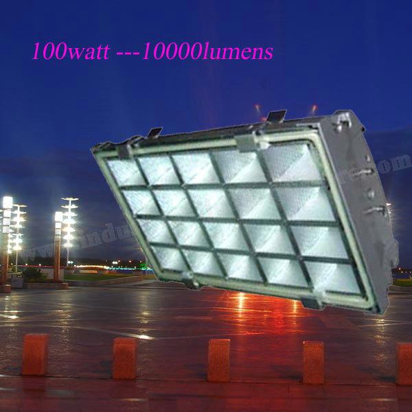 AC 110V Aluminum 100W LED Explosion Proof Light Waterproof , Industrial Flood Lighting 0