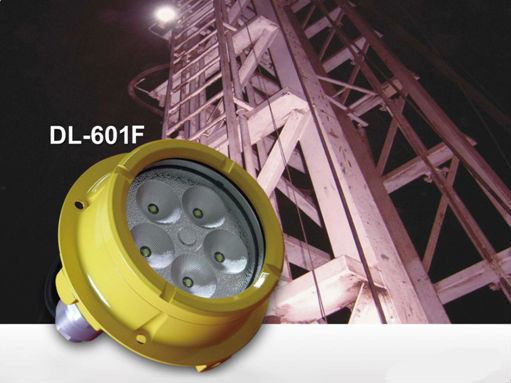 AC 220v 5000K LED Explosion Proof Light Aluminum , Yellow Dock Lighting Fixtures 0