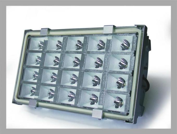 AC 250V 120° Cree LED Gas Station Canopy Lights Waterproof Aluminum With 100lm/w Efficiency 0