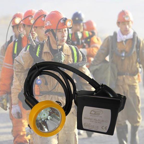 15000lux Waterproof Kl5lm Rechargeable Mining Hard Hat LED Lights