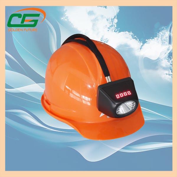 Msha Approved 4.5ah Rechargeable Mining Hard Hat LED Lights , Waterproof Cordless Miners Cap Lamp 0