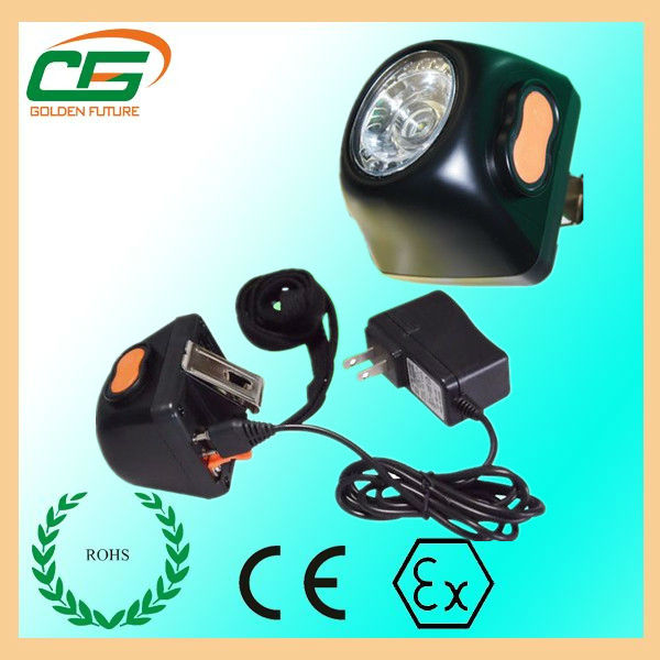 Security Waterproof Industry Light , Underground Mining Safety Led Coal Miner Cap Lamp 2