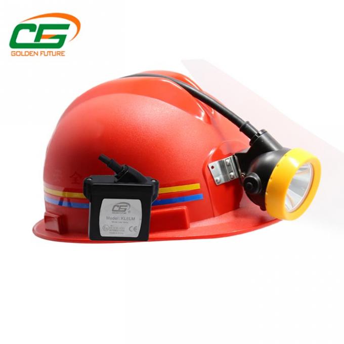 6.6Ah Underground Miners Cap Lamp 1 W Led Dust - Proof With Bulletproof Lens 0