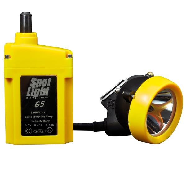 1w Rechargeable 6.6ah Led Explosion - Proof Mining Cap Lamp Safety Underground 1