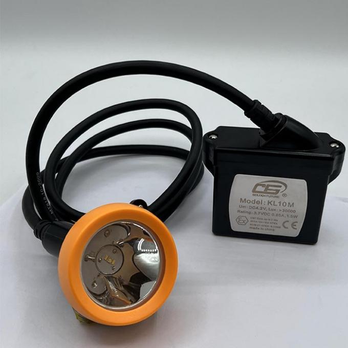 IP68 25000 Lux LED Mining Headlamp Rechargeable 0