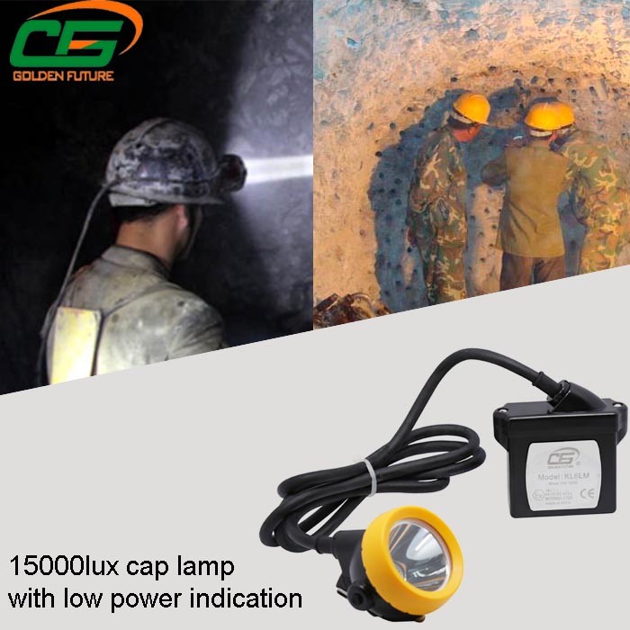 IP65 Safety Underground Led Mining Cap Lamp 1 Watt Light Weight of LED