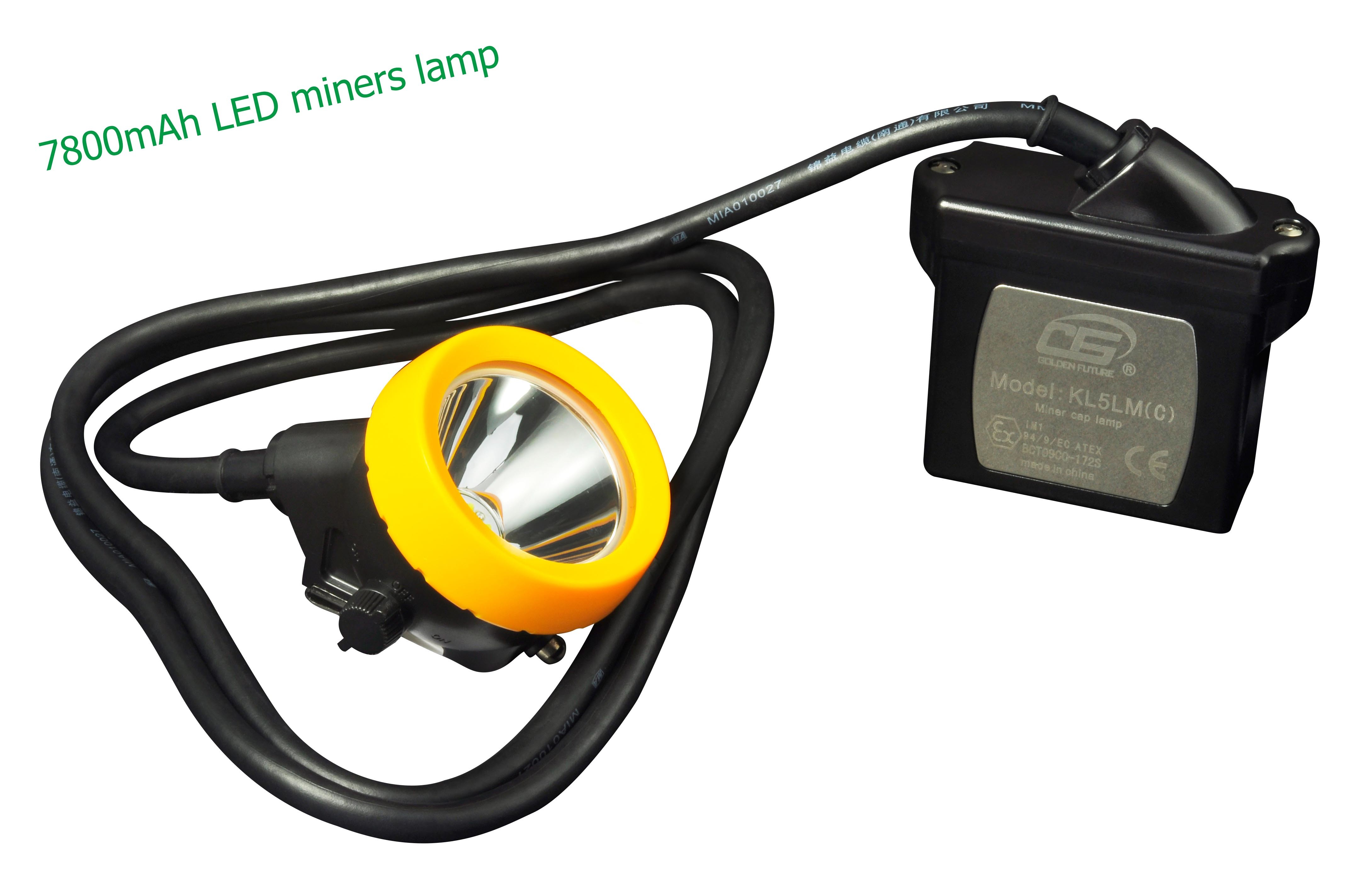 Underground LED Mining Headlamp , aluminium mining led lights