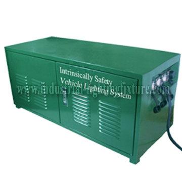 Green Rechargeable 6A 24V Industrial Lighting Fixture / Power Distribution Box For LED light 0