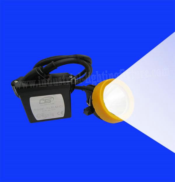 DC 4.2V Low Power LED Mining Cap Lamp 6.5Ah 15000 Lux With ATEX FCC 0