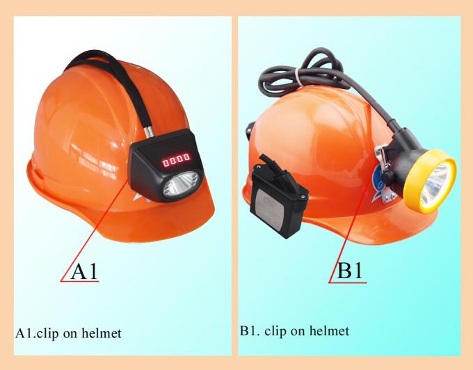 Rechargeable 1W Cree LED Mining Light IP65 3.7V , Helmet Miner Safety Lamp 4