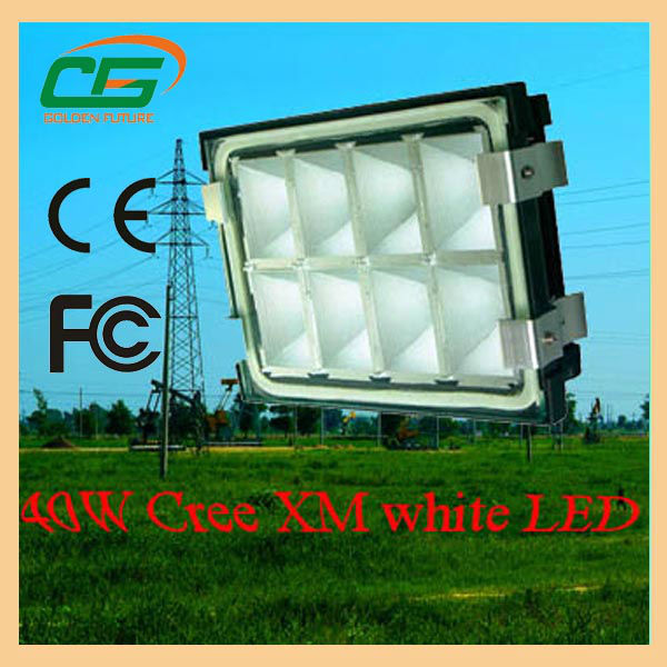 Waterproof 120° 40 W Gas Station LED Canopy Light G3 WF2 For Outdoor Flood Lighting 0