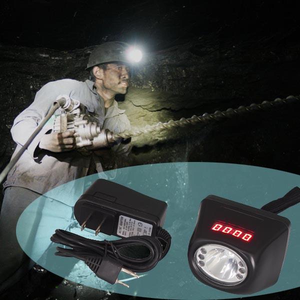 KL4.5LM digital and cordless cree led rechargeable battery mining lamp 0
