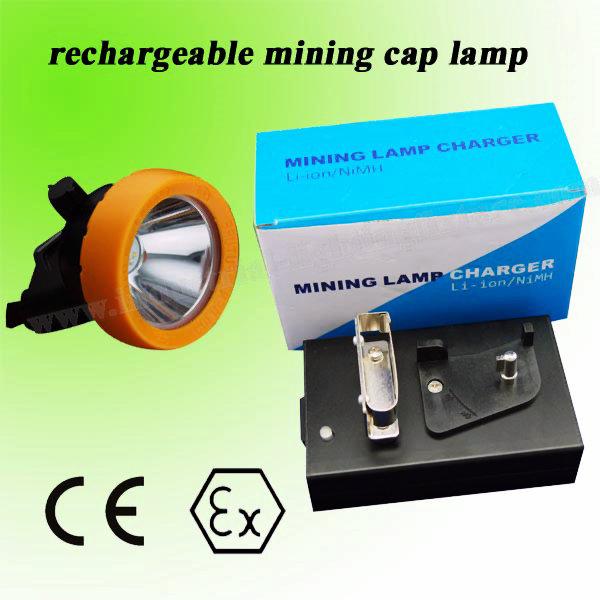 15000lux 6.6ah Li-Ion Battery Waterproof Led Industry Corded Mining Cap Lamp 2