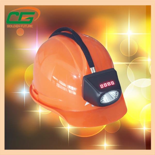 Atex Approval Digital And Cordless Cree Mining Hard Hat LED Lights , Miner Helmet Light 0