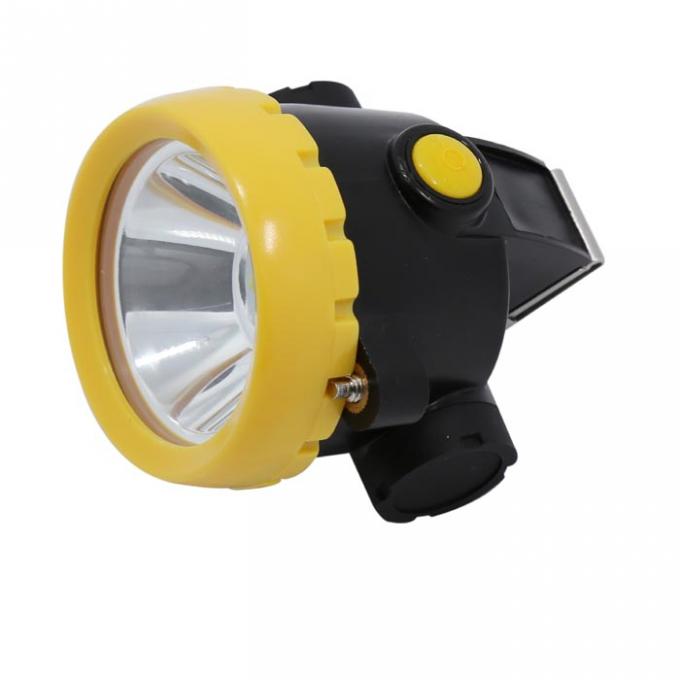 IP54 LED Miners Cap Lamp Rechargeable Coal Mining Lights Bulletproof 1