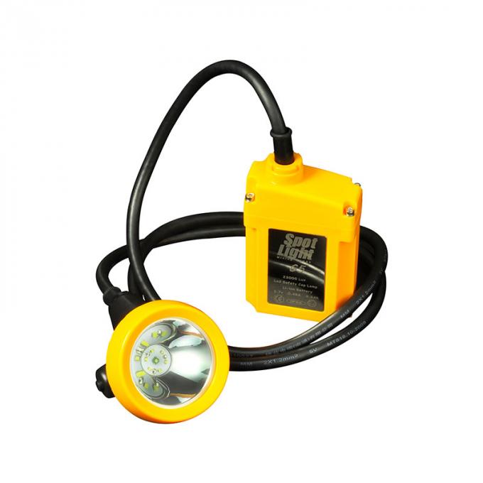 Atex Ce Approved Miner Headlamp Rechargeable 7800mah Bulletproof Pc Housing 0