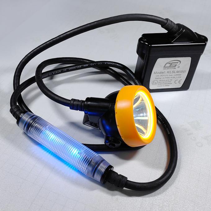 20000 Lux 7800mah Rechargeable Miners Headlamp ATEX Approved 1