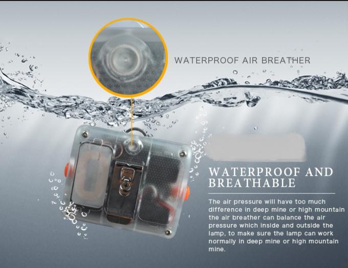 ATEX Certified Wireless OLED Miner Lamp with Inductive Charging for Underground Mining 5