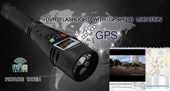 High Tech Rechargeable LED Flashlight With GPS And WiFi For Railway Video Monitoring 0