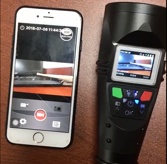 High Tech Rechargeable LED Flashlight With GPS And WiFi For Railway Video Monitoring 7