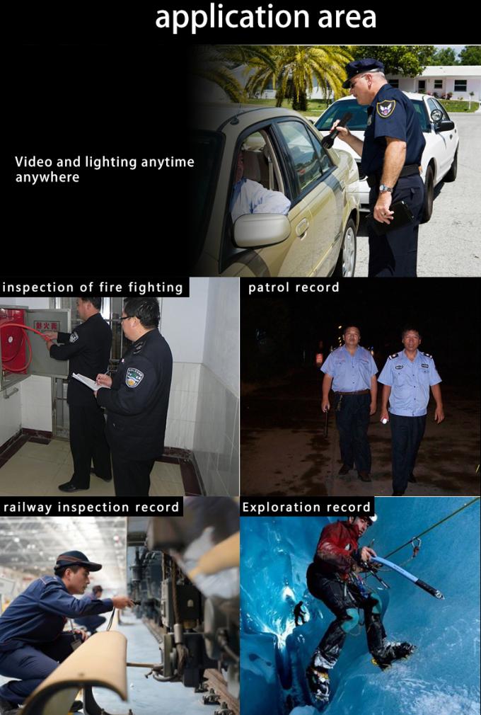 High Tech Rechargeable LED Flashlight With GPS And WiFi For Railway Video Monitoring 9