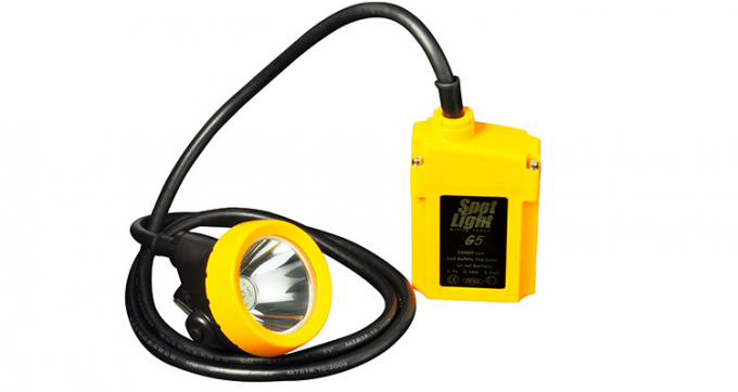 High Intensity 20000Lux LED Miner Flashlight IP68 Protection Class for Underground Use 3