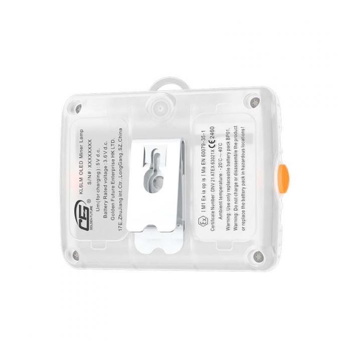 KL6LM Explosion Proof Mining Headlamp ATEX Approved 15000 Lux LED Cordless Design 3