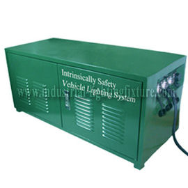 Green Rechargeable 6A 24V Industrial Lighting Fixture / Power Distribution Box For LED light