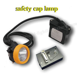 Waterproof CE ATEX LED Mining Light 15000 Lux DC 4.2V , Brightest Safety Cap Lamp