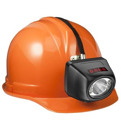 IP67 1Watt Digital Led Miner Lamp Portable Cordless Safety With Cordless Cap