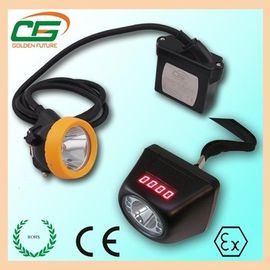 ATEX 1 Watt IP65 LED Miners Cap Lamp IP65 CE EMC , Digital LED Mining Cap Lamp