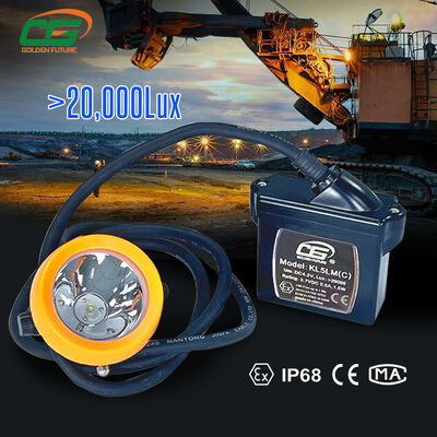 KL5LM 20000Lux LED Corded Mining Lamp Safety Explosion-Proof Miners Headlamp Cap Lamp