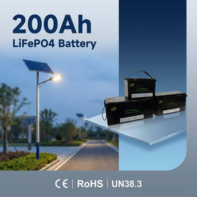 Cost-Saving 25.6V 50-300Ah LiFePO4 Storage Lithium Battery with BMS Protected for Off-Grid Solar Applications