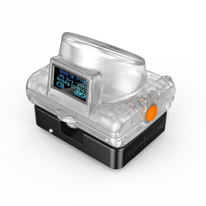 ATEX Approved Cordless Led Mining Cap Lamp OLED Display Screen IP68 3